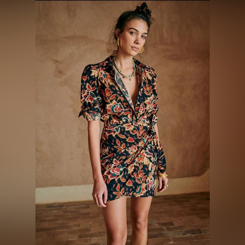 Sezane • Dress Robe • Courte Jamy